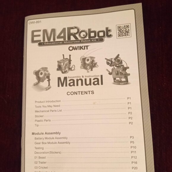 Teach Tech Elenco Motobot 4 Transforming Robot Building Kit STEM Educational Toy - Picture 3 of 7